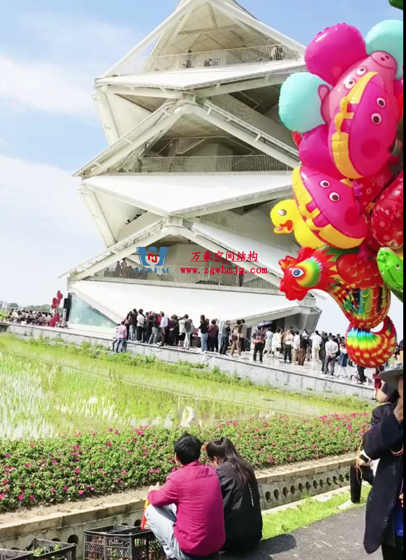 這個(gè)PTFE膜結(jié)構(gòu)景觀建筑火啦！