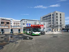 安陽(yáng)市北廠(chǎng)街、彰德路公交充電樁雨棚膜結(jié)構(gòu)接近尾聲