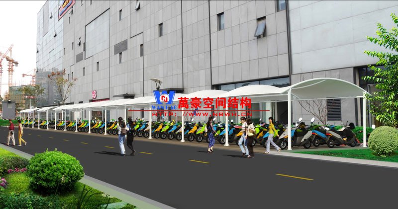 膜結(jié)構(gòu)自行車(chē)棚